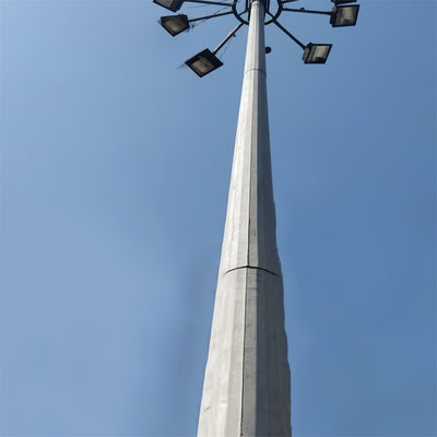 Iso 1461 15 20 30 40 50 M Meters 4G 5G Stand Cell Signal Pole Climbing Ladder Self SupportingB Monopole Antenna Tower