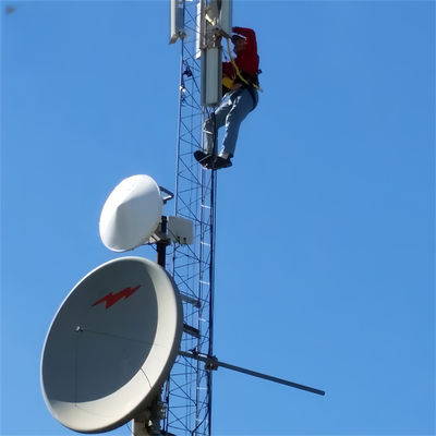 Low Price Telecom Monopole Galvanized Tubular Steel Pole Steel Sections Tower