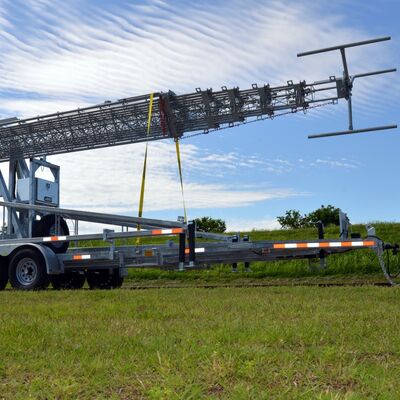 Telescopic Tubular Galvanized Steel Self Supporting 15 20 25M 5G 4G Wifi Outdoor Communication Tower