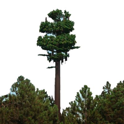 High Strength Steel Bionic Tree Tower Camouflaged For 5G Scenic Area Signal Coverage
