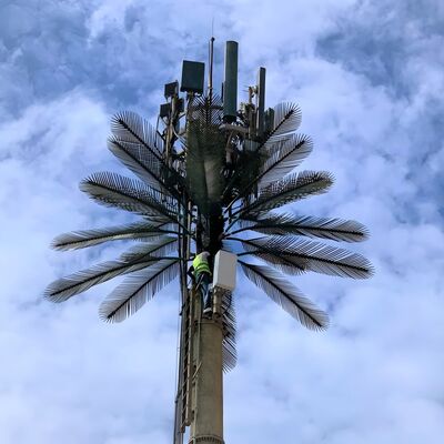 Bionic Tree Tower artificial structure steel design wind speed up to 250 kmh with mild and high tensile steel options