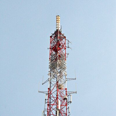 Heavy Duty 3 Legged Tubular Steel Tower Galvanized Telecom Structure Designed for Long Life Outdoor 5G 4G Microwave1
