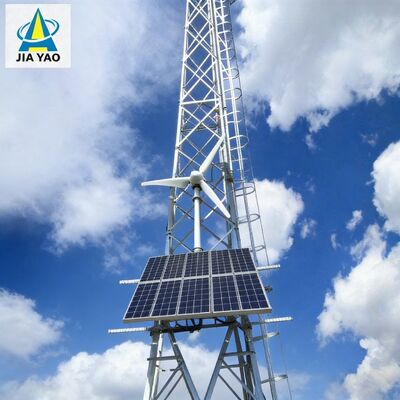Renewable Energy Compatible Communication Tower For Wind Farm Solar Park Monitoring