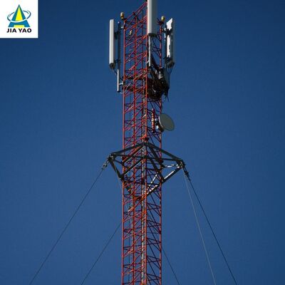 48 52M Budget Friendly Guyed Wire Tower For Broadcast Signal Transmission Project