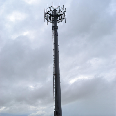 32Meter Lightning Rod Integrated Monopole Tower For Hospital Outpatient Building