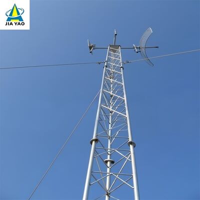 42M Cost Efficient Guyed Tower For Rural Broadcast Signal Coverage