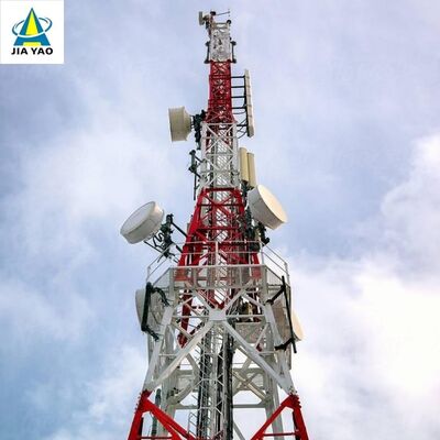 Seismic Grade 4 Legged Angular Steel Communication Tower ANSI/TIA-222 Standard Lattice Mast for Radio TV Antenna Installation
