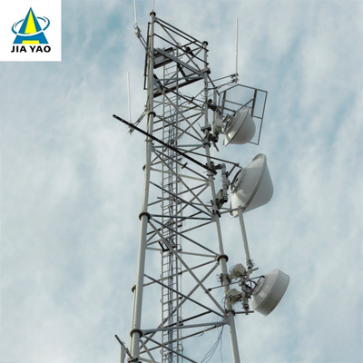 Heavy-Duty 3 Legged Tubular Steel Lattice Tower for Remote Mining Area Communication 4G 5G Base Station Q345B Hot DIP Galvanized Wind Resistant Mast