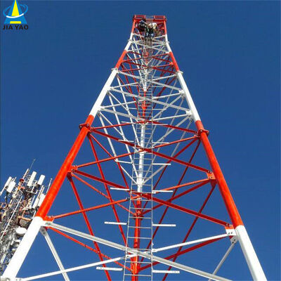Galvanized 3 Legged Tubular Steel Communication Tower for WiFi BTS Television and 5G Antenna Signal Transmission