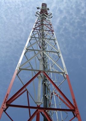 5km 10km 20km Wifi Transmitter And Receiver Angular Lattice Steel Towers Microwave Wireless Support