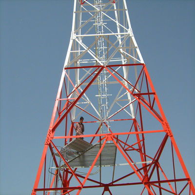 Mobile Wifi Network 4G 5G Gsm Radio Signal 4 Leg Angle Steel Telecom Tower Telecommunication