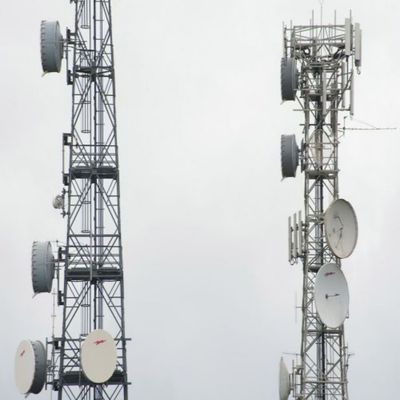 4 Leg Angle Steel Iron Self Supporting Telecom Lattice Tower &amp; Internet ISP Wireless 5G Antenna Tower 