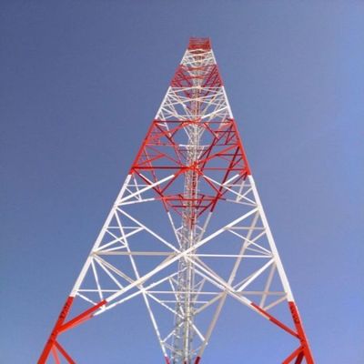 Frame Structure Bolt Ladder 4 Leg Tower Lattice 5-200M Height