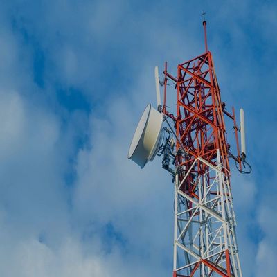 Galvanization 4 Legged Lattice Antenna Tower Hot Dip 70m 75m 80m
