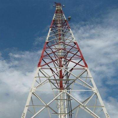 Frame Structure Bolt Ladder 4 Leg Tower Lattice 5-200M Height