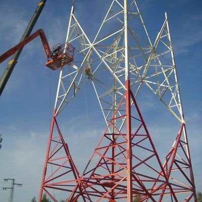 Mobile Wifi Network 4G 5G Gsm Radio Signal 4 Leg Angle Steel Telecom Tower Telecommunication