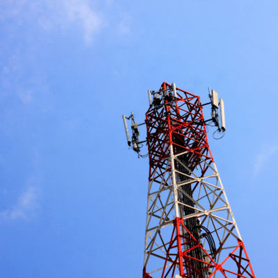 Mobile Wifi Network 4G 5G Gsm Radio Signal 4 Leg Angle Steel Telecom Tower Telecommunication