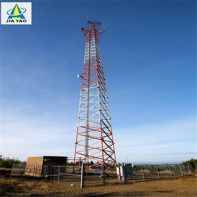 Telecommunication Antenna Mast Tower 3 Legs / 4 Legs Tubular Self Standing Antenna Tower