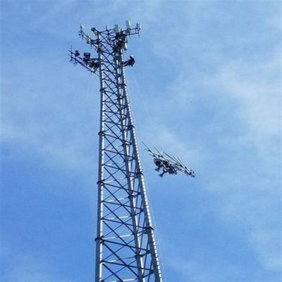 Tubular Telecom Steel 3 Legged Tower Mobile Network 4G 5G Signal Radio Antenna Triangular Telecommunication Tower &amp; Accessories