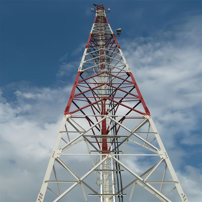15 20 25 30 45 50 55 60 m meters self support antenna mast microwave Communication Towers For Sale