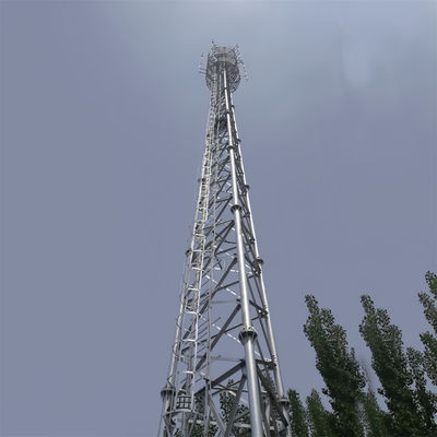 3 Legged Tubular Steel Tower Mobile Network 4G 5G Signal Radio Transmission Towers