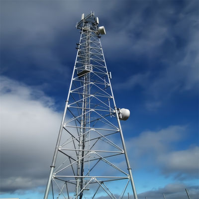 Wifi Phone Communication Triangular Antenna Mast 3 Legged Radio Communication Tower