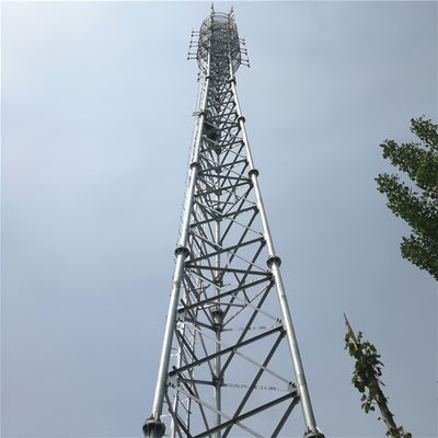 Wifi Phone Communication Triangular Antenna Mast 3 Legged Radio Communication Tower