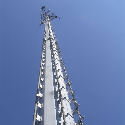 Design Hot Dip Galvanized High Tensile Steel communication Monopole Tower