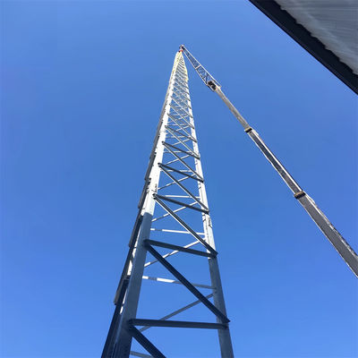 Self Standing Gsm Signal Microwave Antenna Wireless Isp Internet 3g 4g Wifi Telecom Bts Cellular Station mast tower