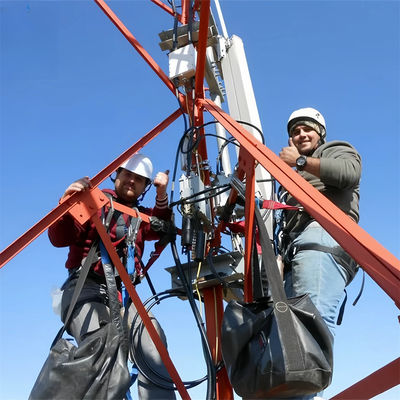 50m Microwave Antenna Self Supporting Tower Lattice Design 3 Legged Telecommunication Steel Tower