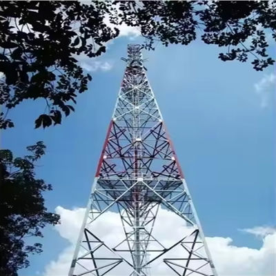 50m Microwave Antenna Self Supporting Tower Lattice Design 3 Legged Telecommunication Steel Tower