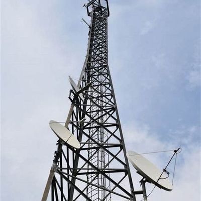 Q255B Q355B Q420B Design 3 Legged Angular Steel Tower Telecommunication Tower