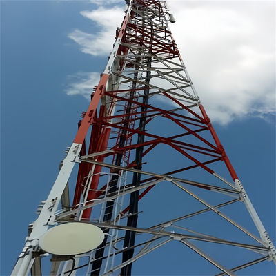 10 - 60 M Meters Self Supporting Internet 5G Telecommunication Tower Antenna 3 Legged Tower