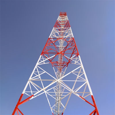 30m Galvanized Steel Single Mast Communication Antenna Mono  Poles Cell Phone Radios Monopole Tower