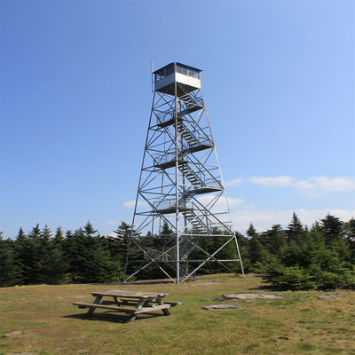 Hot Dipped Galvanized 120ft Forest Fire Guard Tower Forecast Lookout Tower