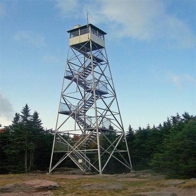 Lattice Angular Steel Platform Guard Tower Mountain Forest Outlook Fire Observation Watch Tower