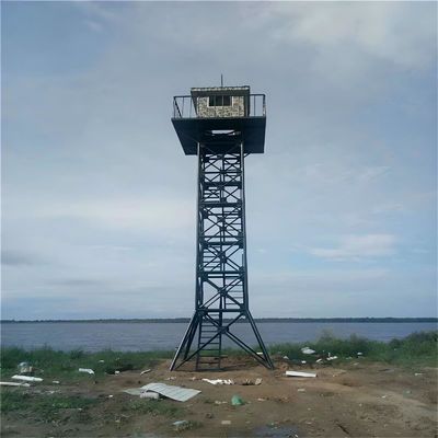 Lattice Angular Steel Platform Guard Tower Mountain Forest Outlook Fire Observation Watch Tower