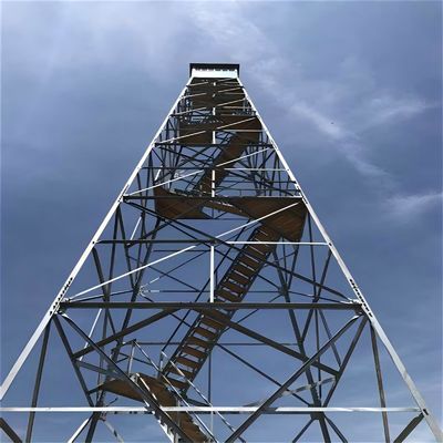 Customized 4Leg Fire Guard Tower Security Angle Steel Fire Protection Watching Tower Monitoring System