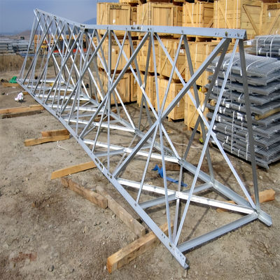 45 60 Degree Angle Telecom Antenna Tower 3 Leg  4 Legged Angular Self Supporting Lattice Tower