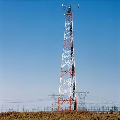 Self Supporting Galvanized Angular Steel 3 Legged Tower 5-100M