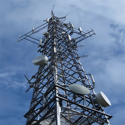 5-200M Galvanized Angle Steel Steel Lattice Tower Manufacturers Lattice Telecom Tower