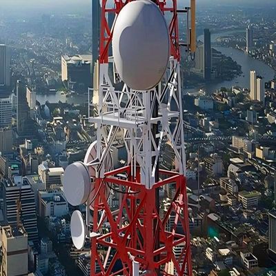 24 36 55 72m 4 Leg Steel Lattice Angular Mobile Telecom Tower ASTM A123/ ISO 1461