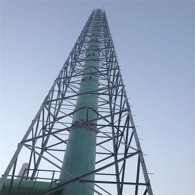 Self Standing Lattice Steel Microwave Radio Wifi Telecommunication 4 Leg Angle Cell Tower And Lattice Mast For Sale