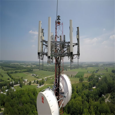 25 35 45 55 60 m Self Supporting Base Radio Transmission Pylon Wifi Receiver Steel Telecommunication 4legged Communication Tower