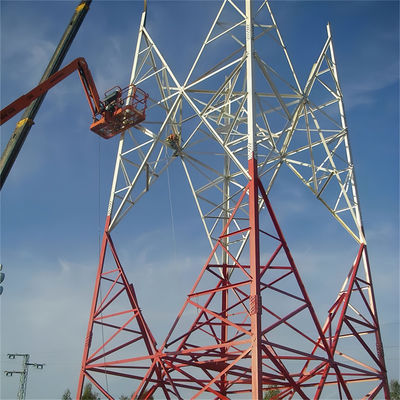 25 35 45 55 60 m Self Supporting Base Radio Transmission Pylon Wifi Receiver Steel Telecommunication 4legged Communication Tower