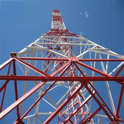 30m 45m 50m 60m Tv Antenna Mast Tower 3 &amp; 4 Legged Angle Steel Outdoor Tv Tower
