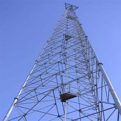 30 Meter Galvanized 3 Leg Self Supporting Tower Tubular Steel Telecom Lattice Tower