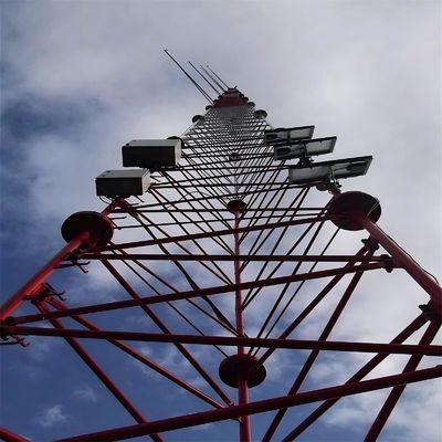 Manufacturer Price 2g 3g 4g 5g Wireless Telecommunication Gsm Signal Antenna 3/4 Legged Tubular Steel Tower