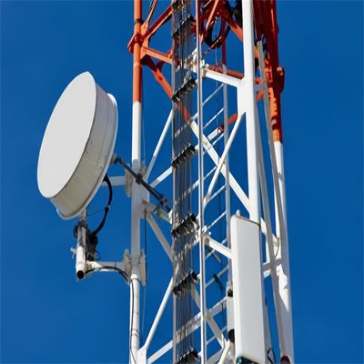 Telecom Antenna GSM Wifi Network Self Support Cell Tower 3 Legged Tubular Cellular Microwave Communication Tower