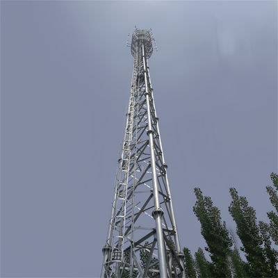 Hot Dip Galvanized Tube Pipe Tubular Self Supporting Antenna Tower Lattice Structure Transmission Tower